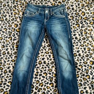 Western Slim Bootcut Jeans